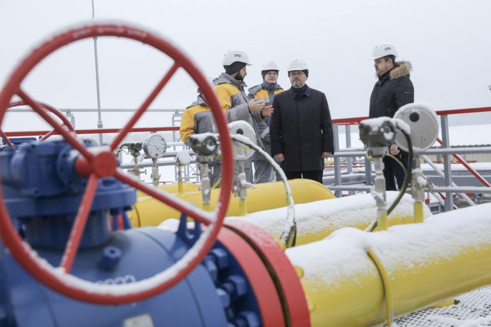 Встреча с работниками нефтегаздобывающей буровой, Полтава
