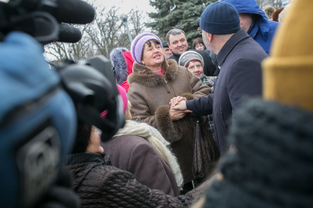 Встреча с жителями Мангуша (Донецкая обл.) и  Бердянска (Запорожская обл.)