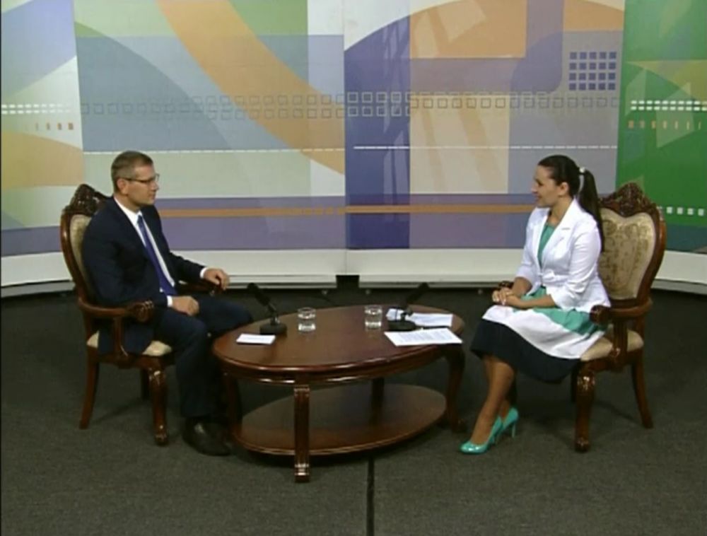 Интервью Вице-премьер-министра Украины Александра Вилкула на ТРК "Скифия" в программе "Тема для обговорення". Херсон