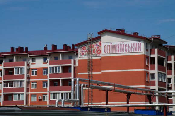 Перший в Українібудинок, побудований в рамках соціальноїініціативи «Доступне житло». Дніпропетровськ. Жовтень 2012